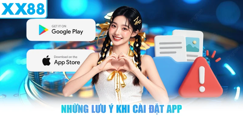 Những lưu ý khi cài đặt app
